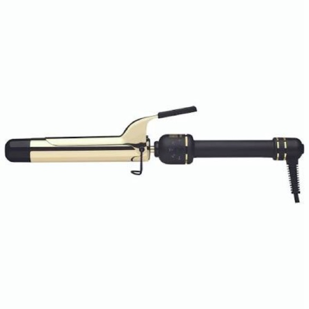 Gold and Black 1” Curling Iron